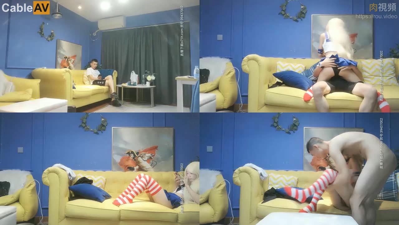 【千人斩探花】人气火爆的cosplay装扮LO娘洛丽塔，娇小身材，可爱脸蛋，极品肥鲍